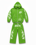 ØATH Premium Zip Hoodie Set - green