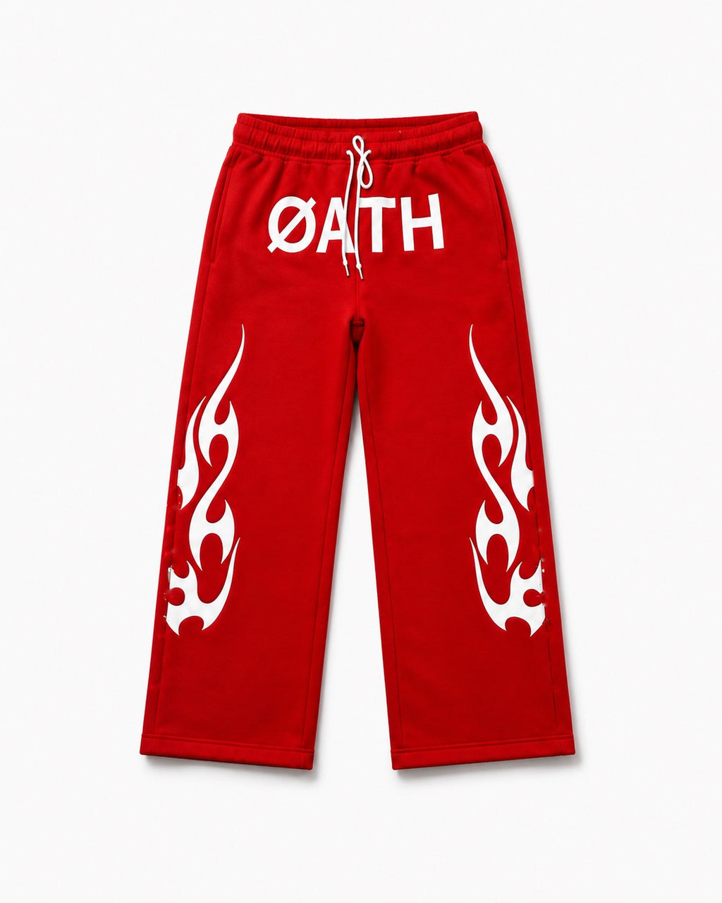 ØATH Premium Zip Hoodie Set - Red