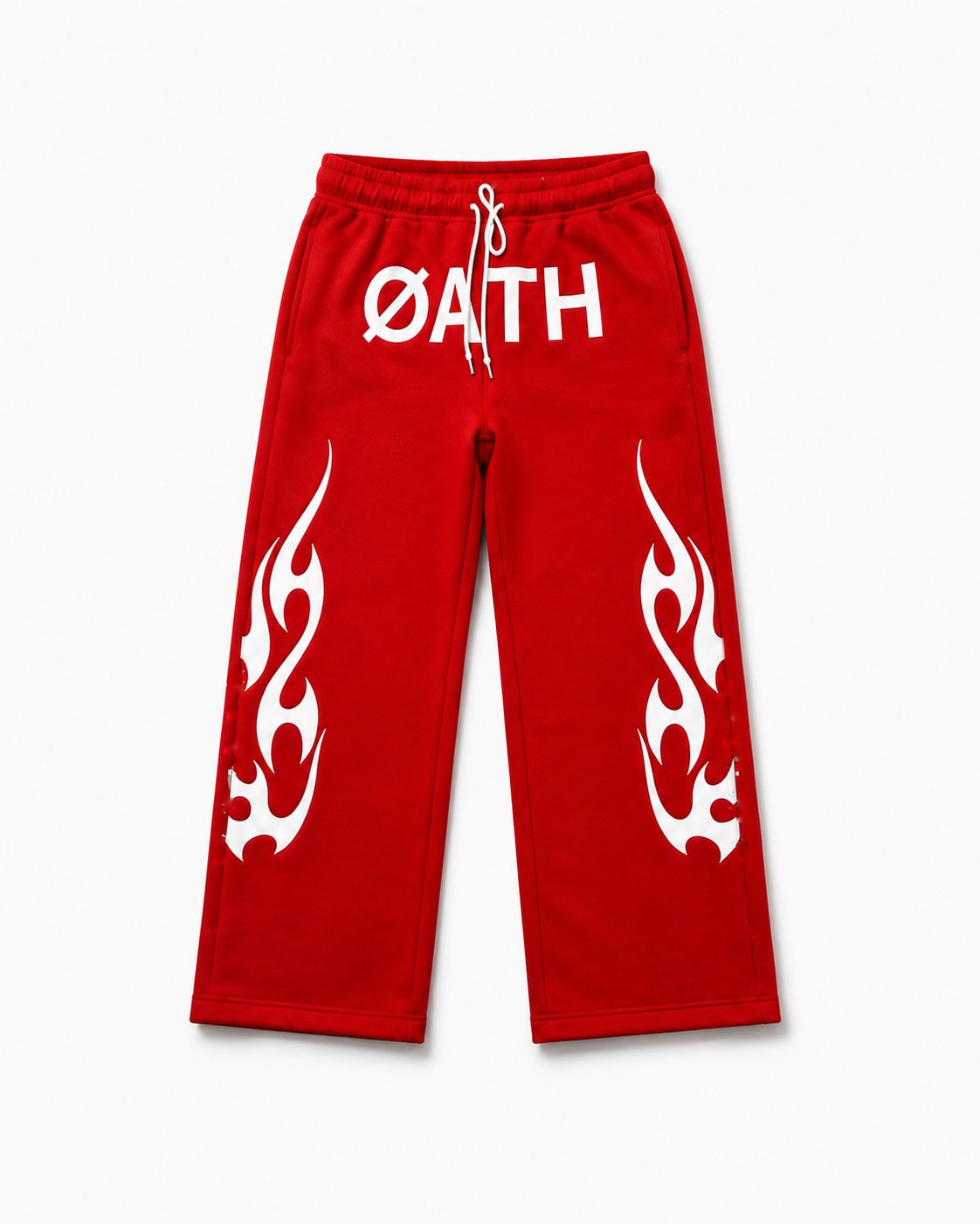 ØATH Premium Zip Hoodie Set - Red