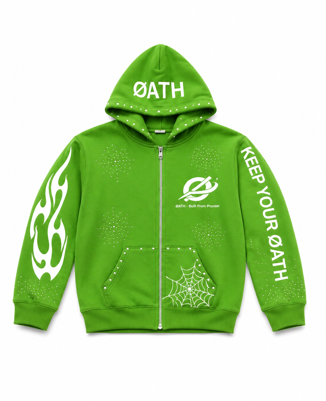 ØATH Premium Zip Hoodie Set - green